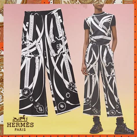 hermes jeans fake|hermes silk capri pants.